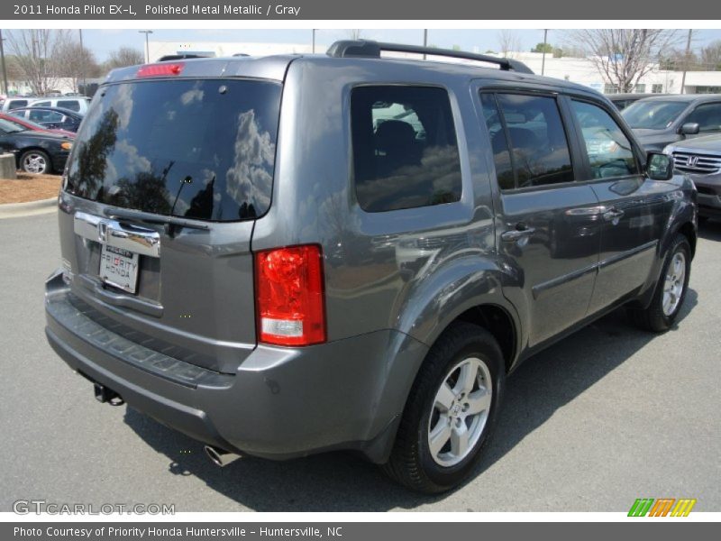Polished Metal Metallic / Gray 2011 Honda Pilot EX-L