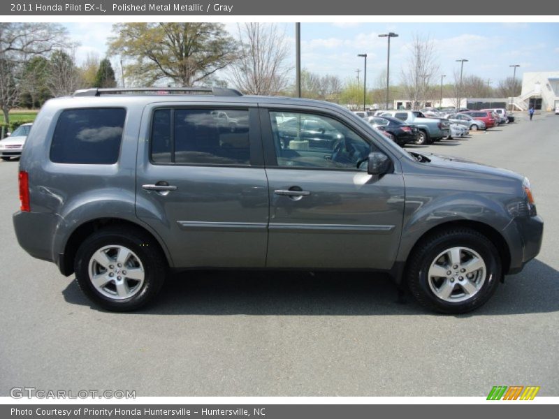 Polished Metal Metallic / Gray 2011 Honda Pilot EX-L