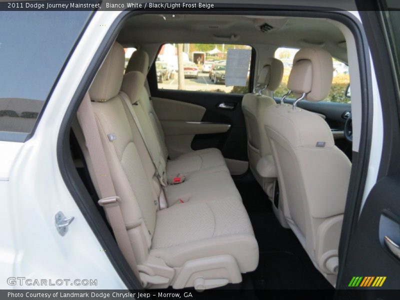 Bianco White / Black/Light Frost Beige 2011 Dodge Journey Mainstreet