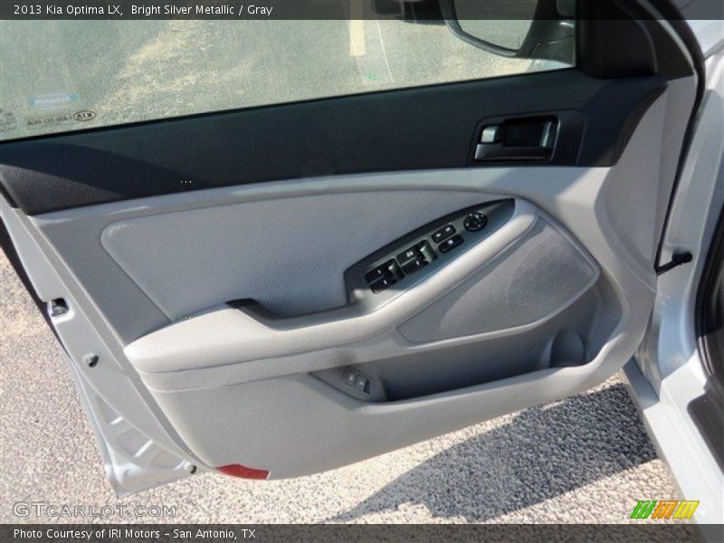 Bright Silver Metallic / Gray 2013 Kia Optima LX