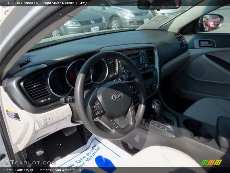 Bright Silver Metallic / Gray 2013 Kia Optima LX