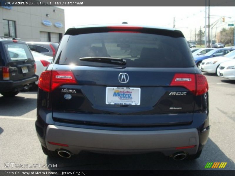 Bali Blue Pearl / Parchment 2009 Acura MDX