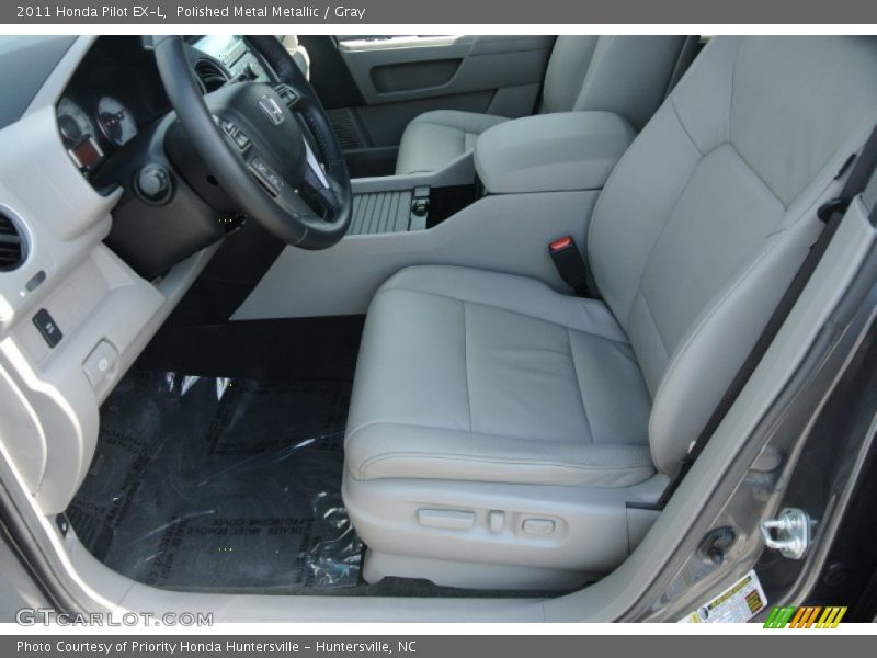 Polished Metal Metallic / Gray 2011 Honda Pilot EX-L
