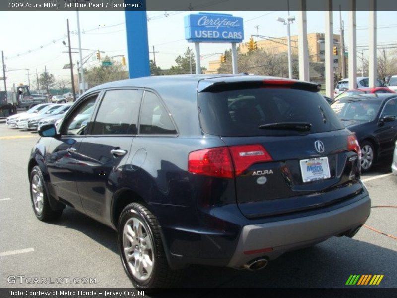 Bali Blue Pearl / Parchment 2009 Acura MDX