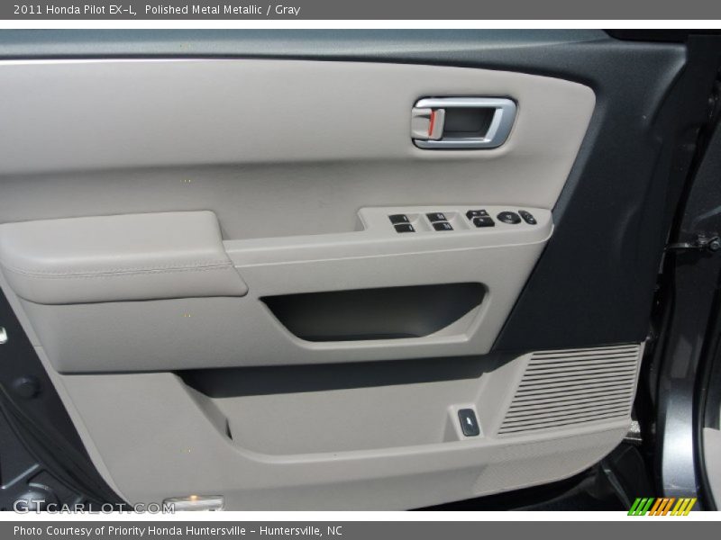 Polished Metal Metallic / Gray 2011 Honda Pilot EX-L