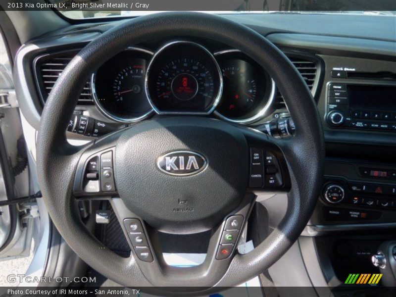 Bright Silver Metallic / Gray 2013 Kia Optima LX