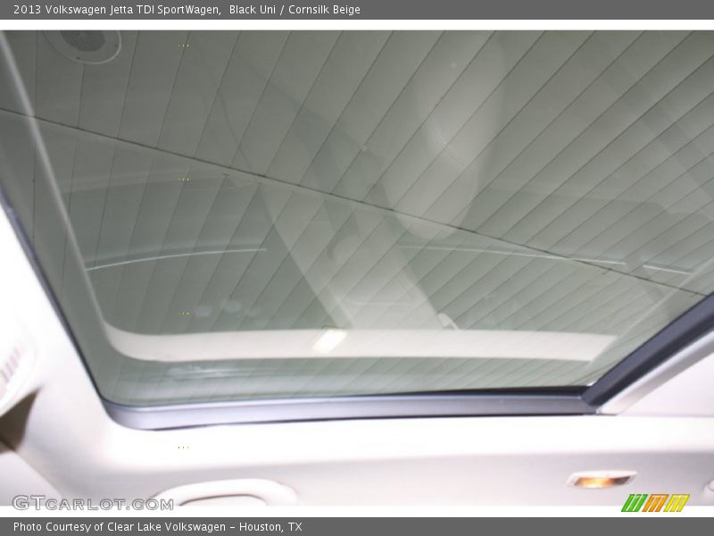 Black Uni / Cornsilk Beige 2013 Volkswagen Jetta TDI SportWagen