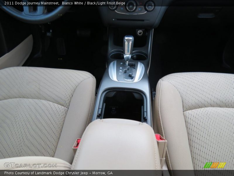 Bianco White / Black/Light Frost Beige 2011 Dodge Journey Mainstreet