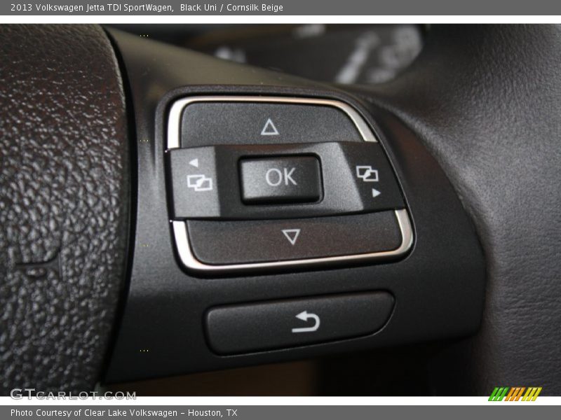 Black Uni / Cornsilk Beige 2013 Volkswagen Jetta TDI SportWagen