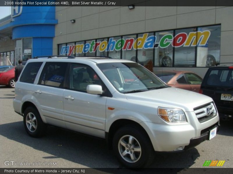 Billet Silver Metallic / Gray 2008 Honda Pilot Special Edition 4WD