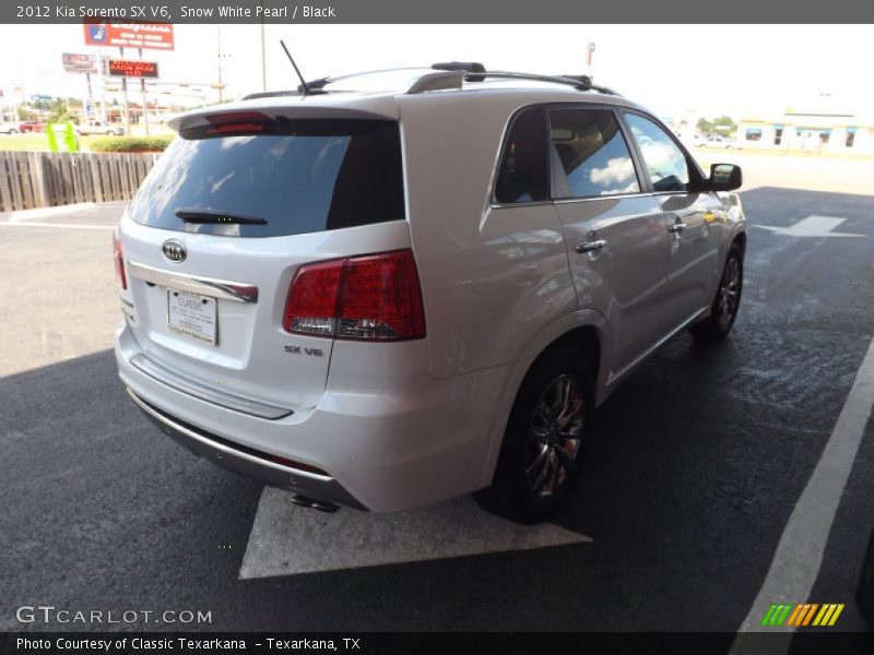 Snow White Pearl / Black 2012 Kia Sorento SX V6
