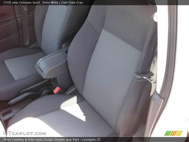 Stone White / Dark Slate Gray 2008 Jeep Compass Sport