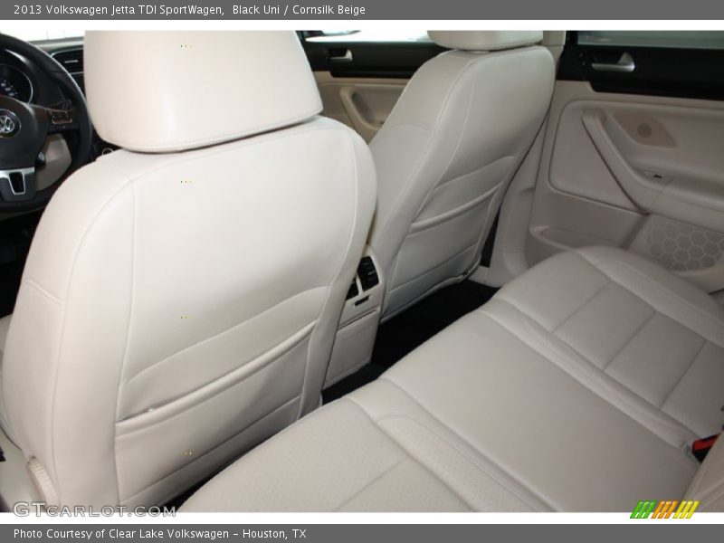 Black Uni / Cornsilk Beige 2013 Volkswagen Jetta TDI SportWagen