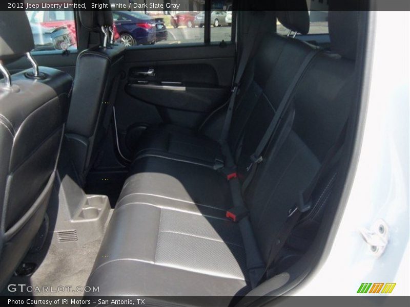 Bright White / Dark Slate Gray 2012 Jeep Liberty Limited
