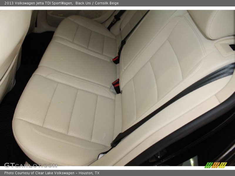 Black Uni / Cornsilk Beige 2013 Volkswagen Jetta TDI SportWagen