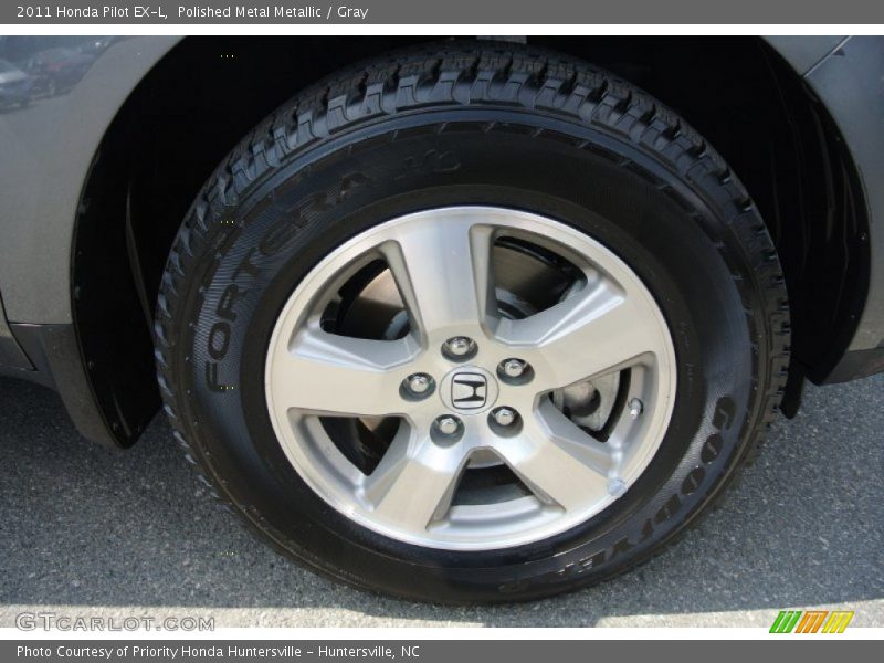 Polished Metal Metallic / Gray 2011 Honda Pilot EX-L