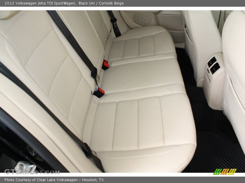 Black Uni / Cornsilk Beige 2013 Volkswagen Jetta TDI SportWagen