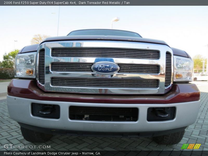 Dark Toreador Red Metallic / Tan 2006 Ford F250 Super Duty FX4 SuperCab 4x4