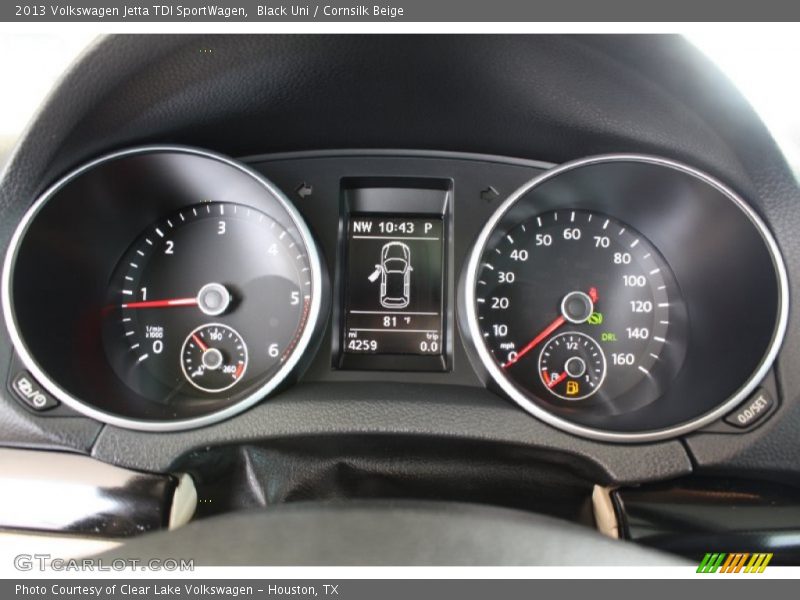 Black Uni / Cornsilk Beige 2013 Volkswagen Jetta TDI SportWagen