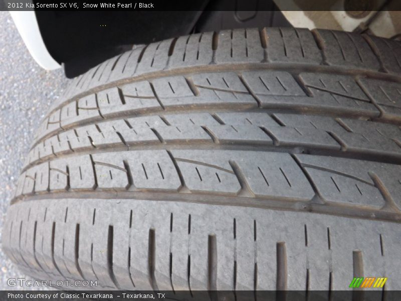 Snow White Pearl / Black 2012 Kia Sorento SX V6