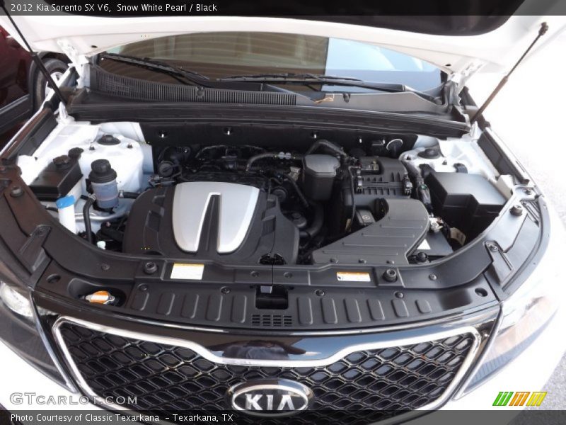 Snow White Pearl / Black 2012 Kia Sorento SX V6