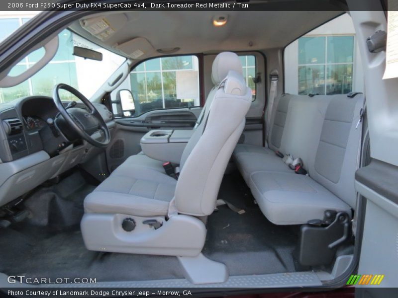 Dark Toreador Red Metallic / Tan 2006 Ford F250 Super Duty FX4 SuperCab 4x4