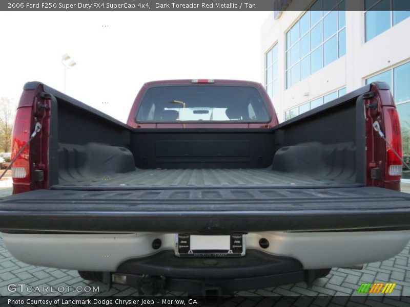 Dark Toreador Red Metallic / Tan 2006 Ford F250 Super Duty FX4 SuperCab 4x4