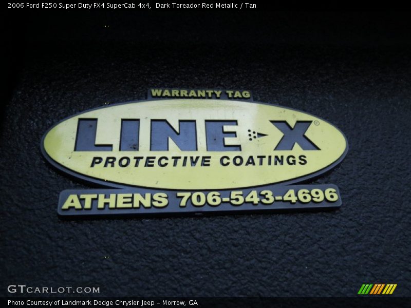 Dark Toreador Red Metallic / Tan 2006 Ford F250 Super Duty FX4 SuperCab 4x4