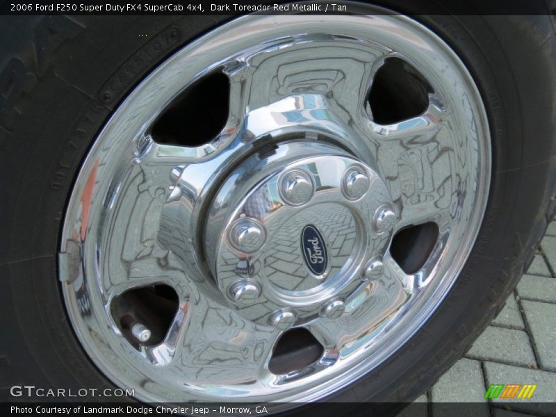 Dark Toreador Red Metallic / Tan 2006 Ford F250 Super Duty FX4 SuperCab 4x4