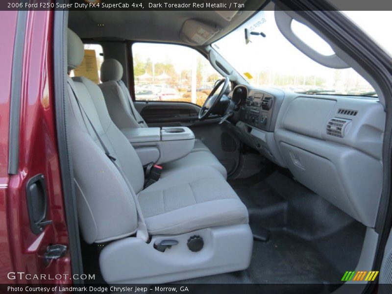 Dark Toreador Red Metallic / Tan 2006 Ford F250 Super Duty FX4 SuperCab 4x4