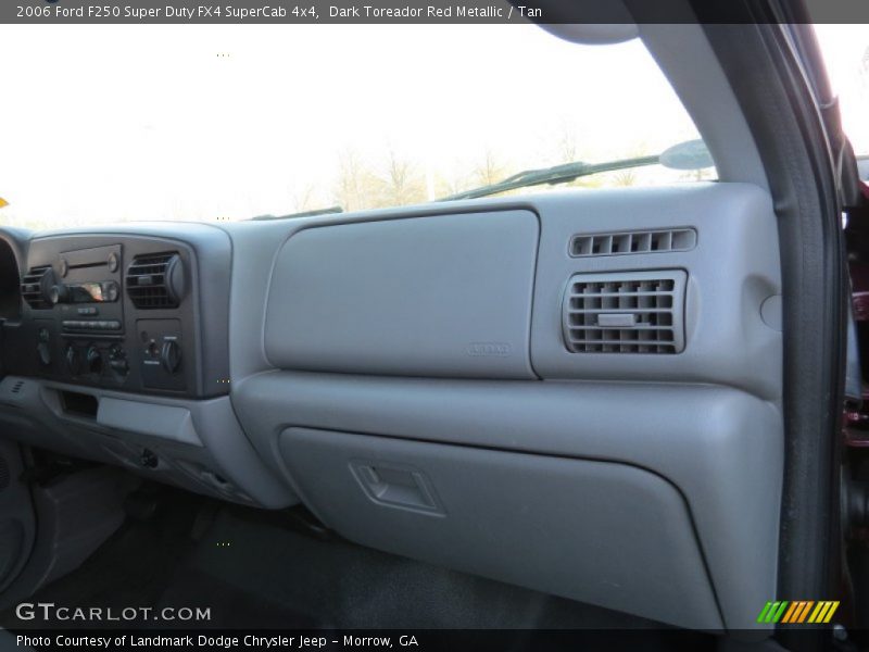 Dark Toreador Red Metallic / Tan 2006 Ford F250 Super Duty FX4 SuperCab 4x4