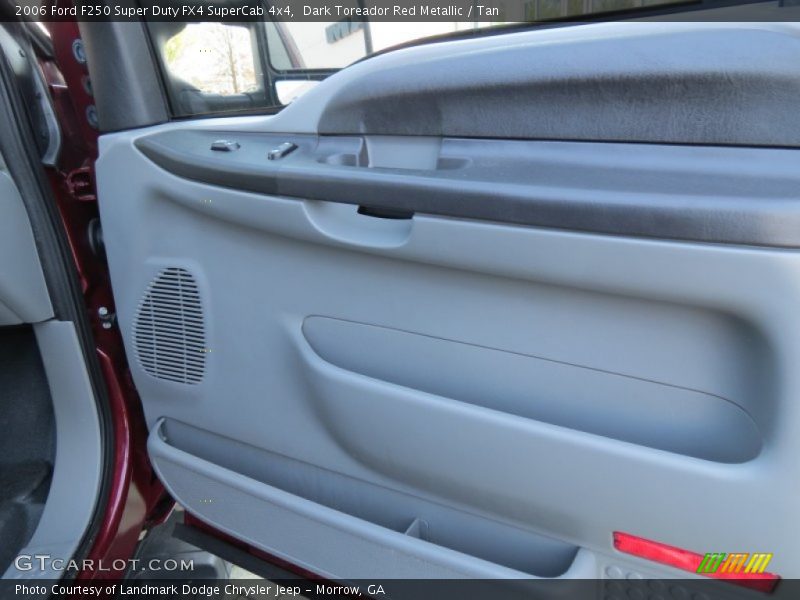 Dark Toreador Red Metallic / Tan 2006 Ford F250 Super Duty FX4 SuperCab 4x4