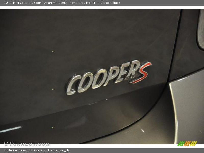 Royal Gray Metallic / Carbon Black 2012 Mini Cooper S Countryman All4 AWD