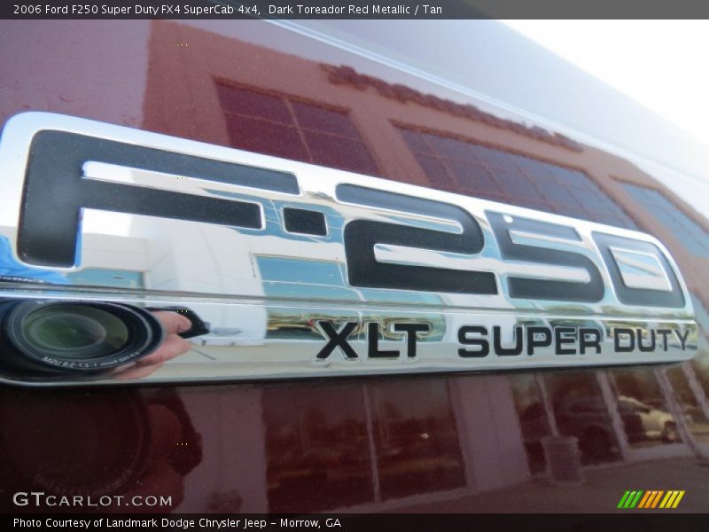 Dark Toreador Red Metallic / Tan 2006 Ford F250 Super Duty FX4 SuperCab 4x4