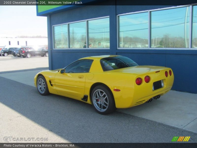 Millenium Yellow / Black 2003 Chevrolet Corvette Z06