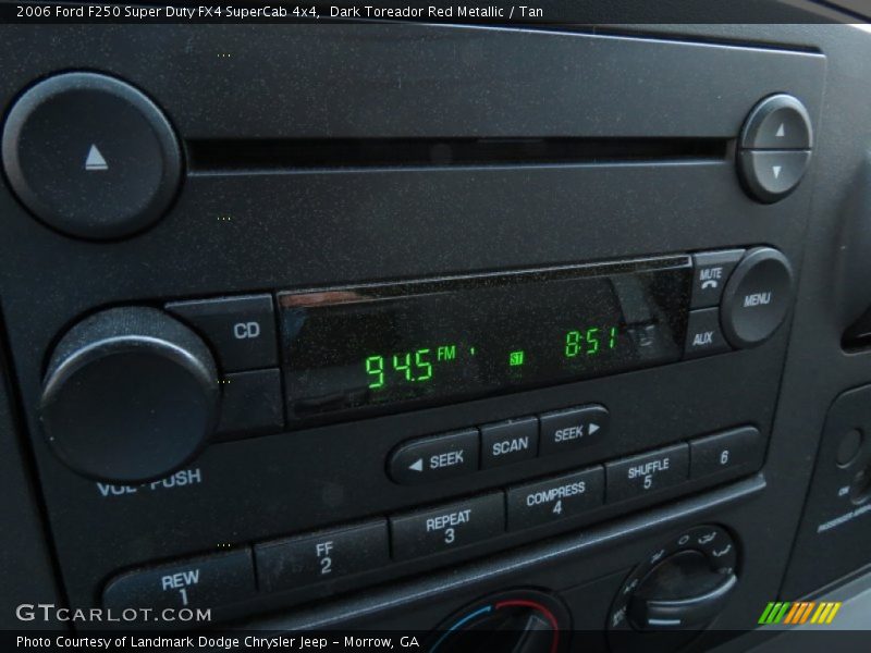 Dark Toreador Red Metallic / Tan 2006 Ford F250 Super Duty FX4 SuperCab 4x4