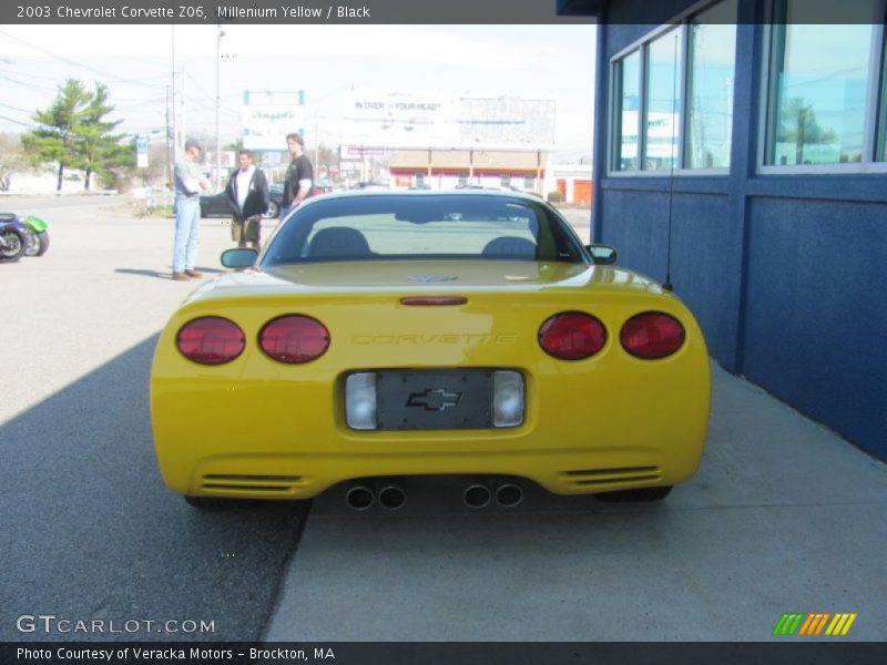 Millenium Yellow / Black 2003 Chevrolet Corvette Z06