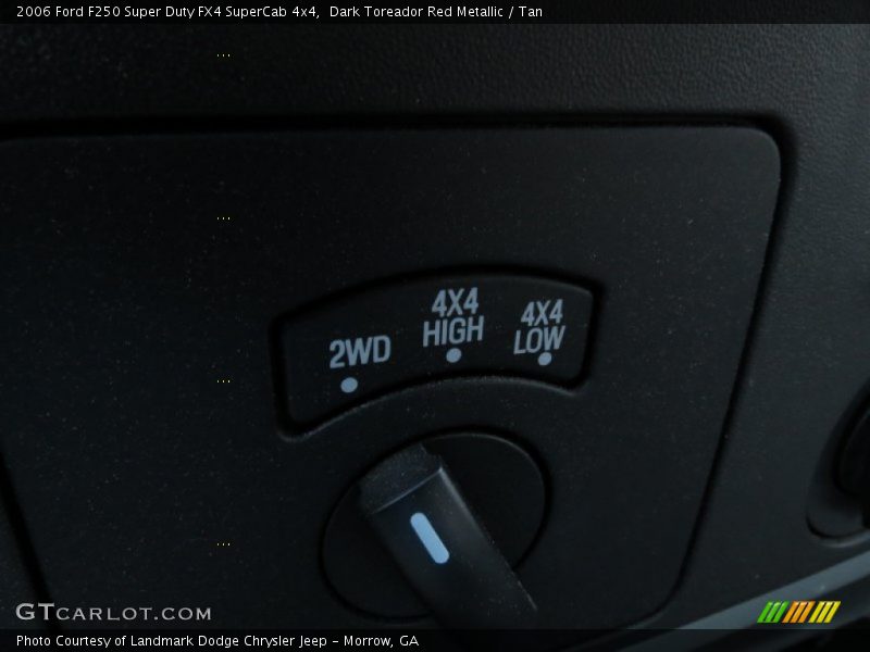 Dark Toreador Red Metallic / Tan 2006 Ford F250 Super Duty FX4 SuperCab 4x4