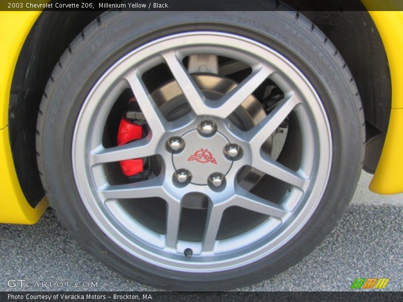 Millenium Yellow / Black 2003 Chevrolet Corvette Z06
