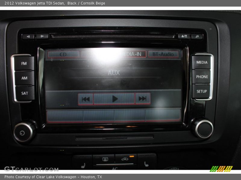 Black / Cornsilk Beige 2012 Volkswagen Jetta TDI Sedan