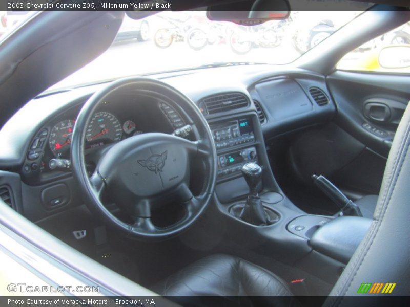 Millenium Yellow / Black 2003 Chevrolet Corvette Z06