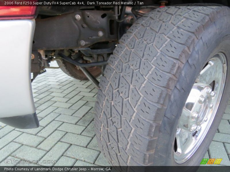 Dark Toreador Red Metallic / Tan 2006 Ford F250 Super Duty FX4 SuperCab 4x4