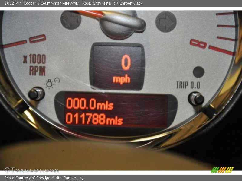 Royal Gray Metallic / Carbon Black 2012 Mini Cooper S Countryman All4 AWD