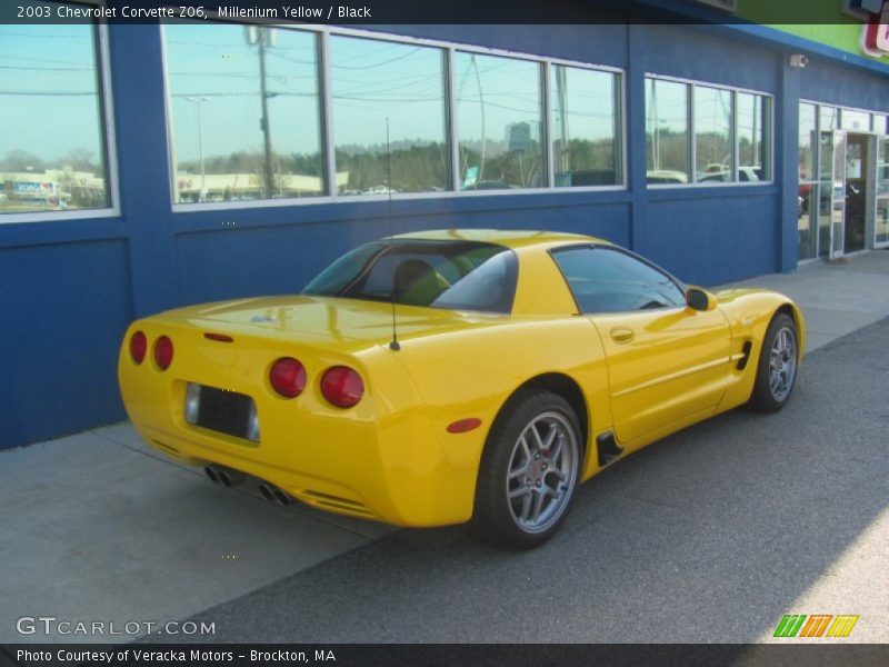 Millenium Yellow / Black 2003 Chevrolet Corvette Z06