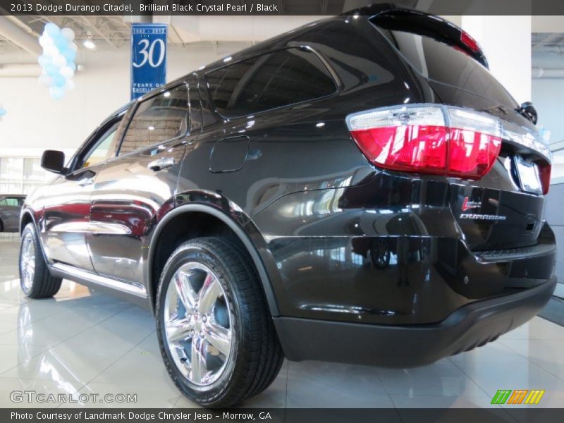 Brilliant Black Crystal Pearl / Black 2013 Dodge Durango Citadel
