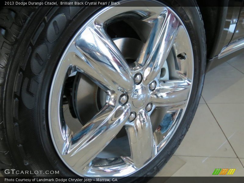Brilliant Black Crystal Pearl / Black 2013 Dodge Durango Citadel