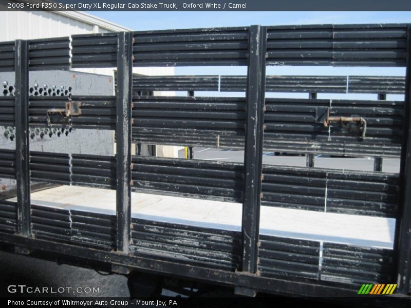 Oxford White / Camel 2008 Ford F350 Super Duty XL Regular Cab Stake Truck