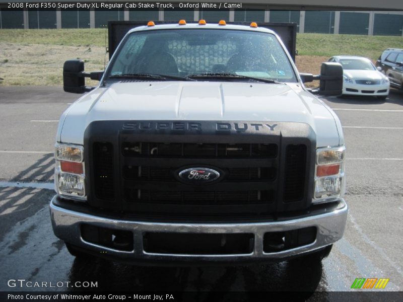 Oxford White / Camel 2008 Ford F350 Super Duty XL Regular Cab Stake Truck