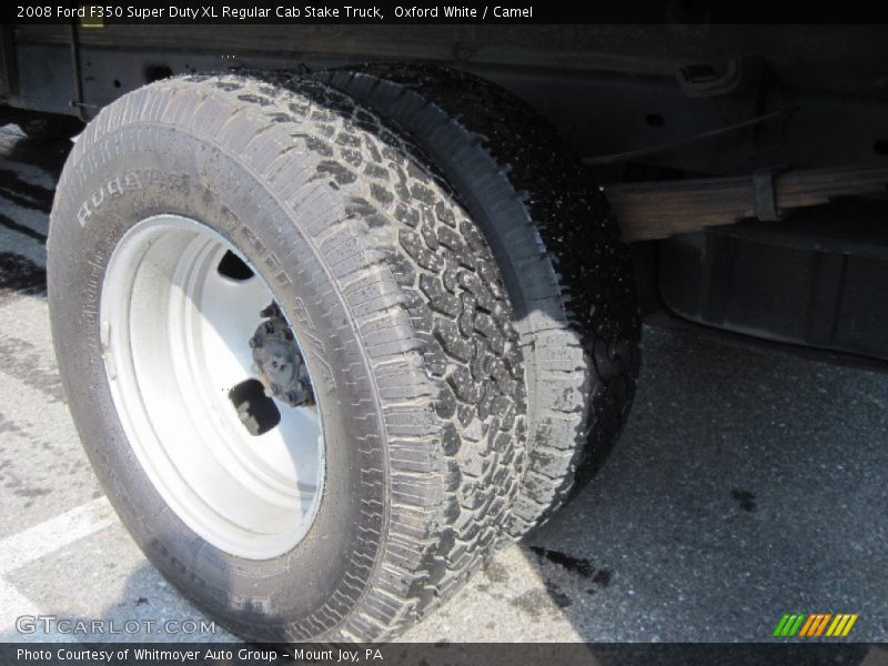 Oxford White / Camel 2008 Ford F350 Super Duty XL Regular Cab Stake Truck