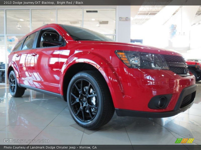 Front 3/4 View of 2013 Journey SXT Blacktop